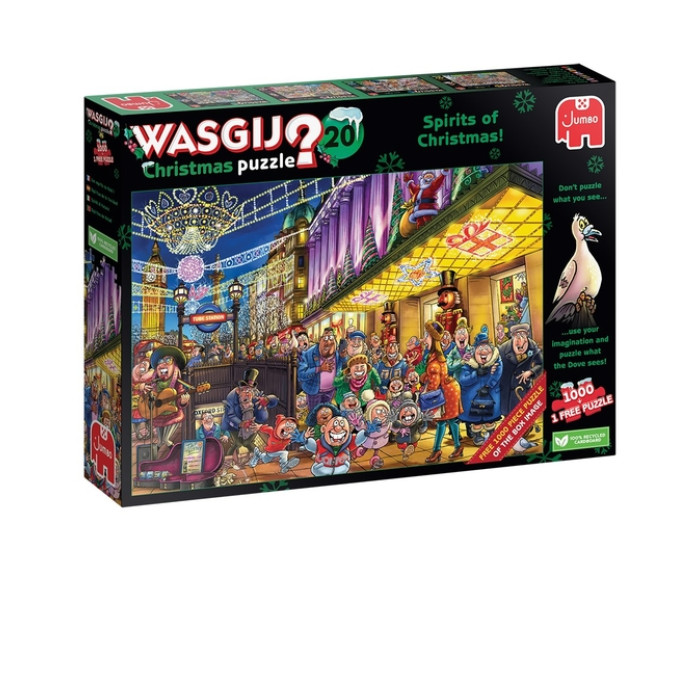 Puzzel Wasgij Christmas 20 - De Geesten van de Kermis! 2x1000st (1 puzzle for free)