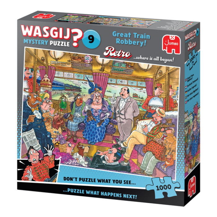 Wasgij Mystery 9 - The Great Train Robbery 1000 st