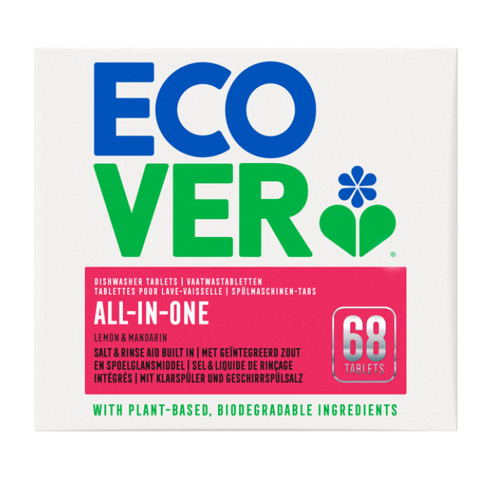 Vaatwastabletten Ecover All In One 68 stuks