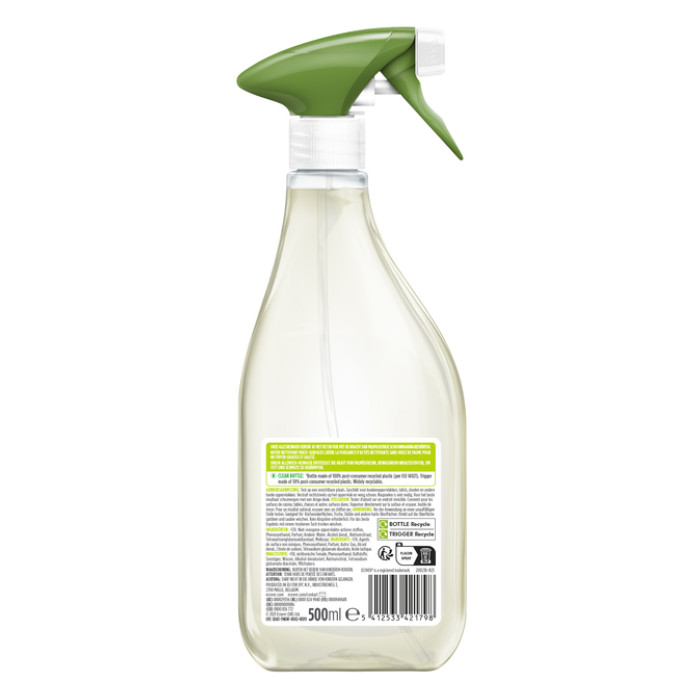 Allesreiniger Ecover citroengras & sinaasappel spray 500ml