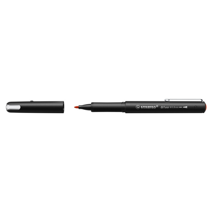 Fineliner STABILO dr!ver medium rood