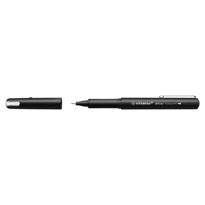 Fineliner STABILO dr!ver fijn blauw