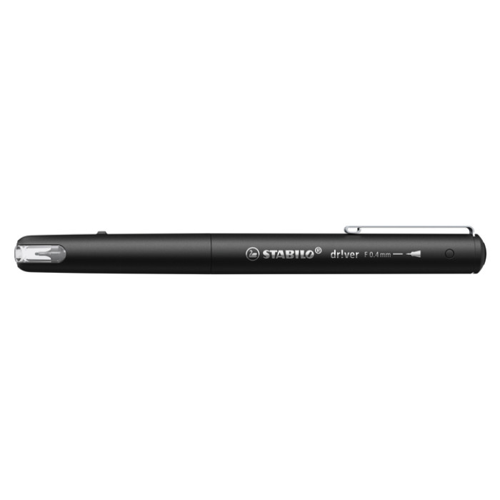 Fineliner STABILO dr!ver fijn zwart