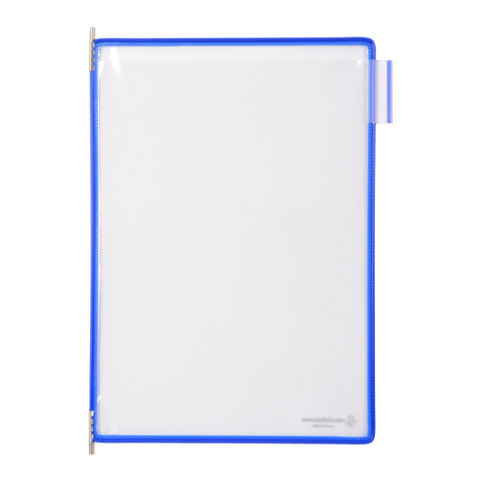 Zichtpaneel Tarifold A4 verticaal blauw 10 stuks