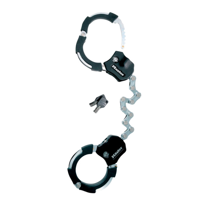 Handboeisloten Masterlock Street Cuff 55 cm zwart