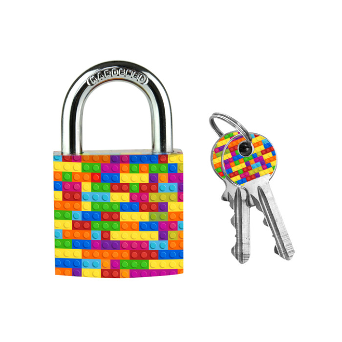 Hangslot Masterlock 30mm 4 patronen assorti