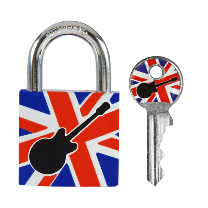 Hangslot Masterlock 30mm gitaar motief