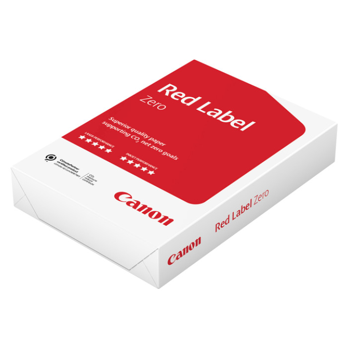 Kopieerpapier Canon Red Label Zero A4 80gr wit 500 vel