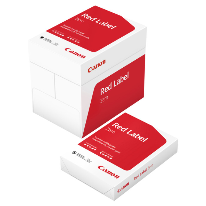 Kopieerpapier Canon Red Label Zero A4 80gr wit 500 vel