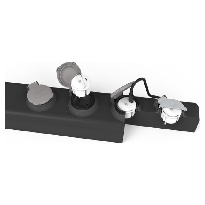 Stopcontactadapter Brennenstuhl USB C 2.4A wit