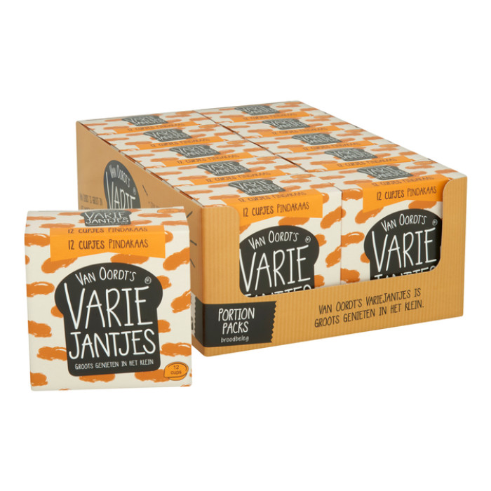 Pindakaas VarieJantjes 12x15 gram cupjes