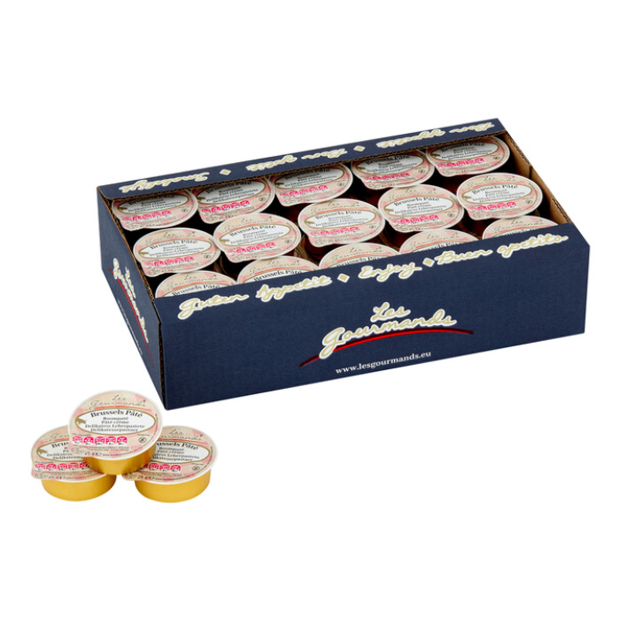 Roompaté Les Gourmands Brussels 45x25 gram cupjes