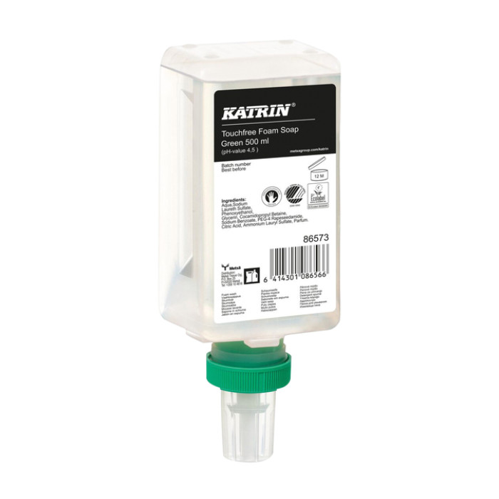 Handzeep Katrin Green schuim touchfree 500ml 86573