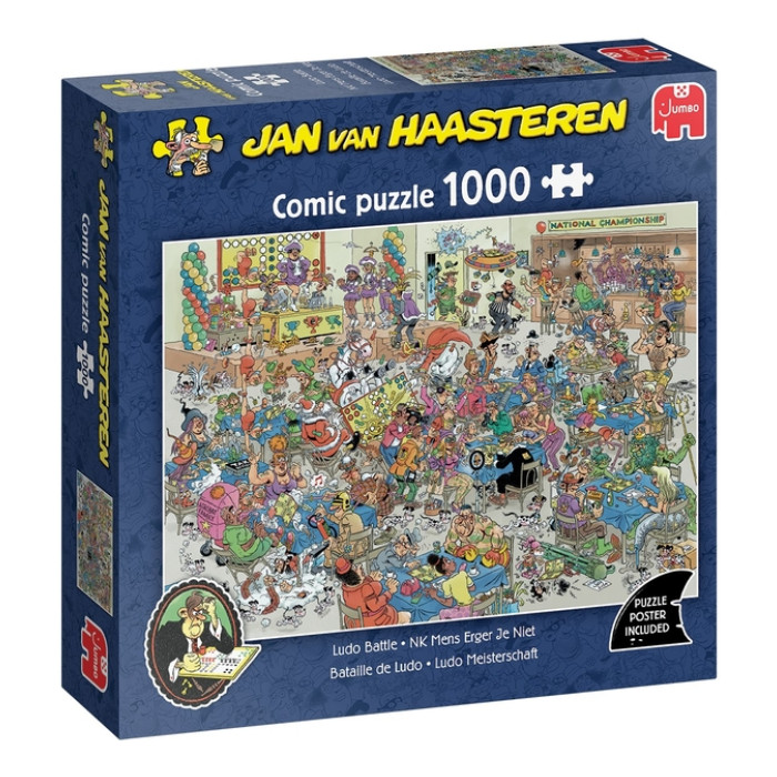 Puzzel Jan van Haasteren NK Mens Erger Je Niet 1000 stukjes