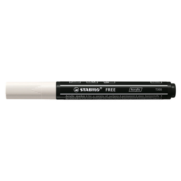 Acrylmarker STABILO  Free Acrylic T300 wit