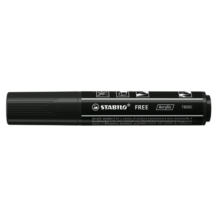 Acrylmarker STABILO  Free Acrylic T800C zwart