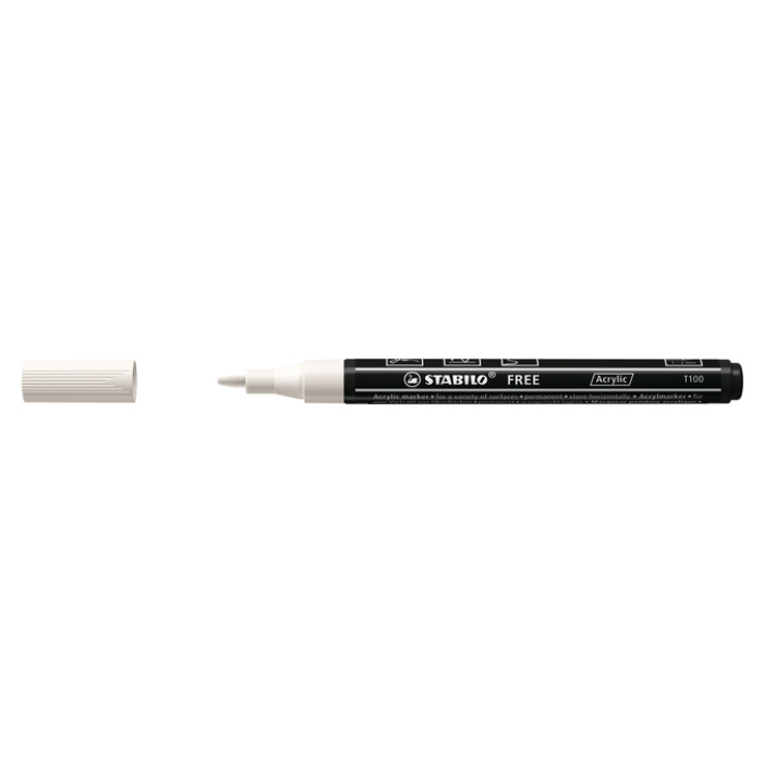 Acrylmarker STABILO  Free Acrylic T100 wit