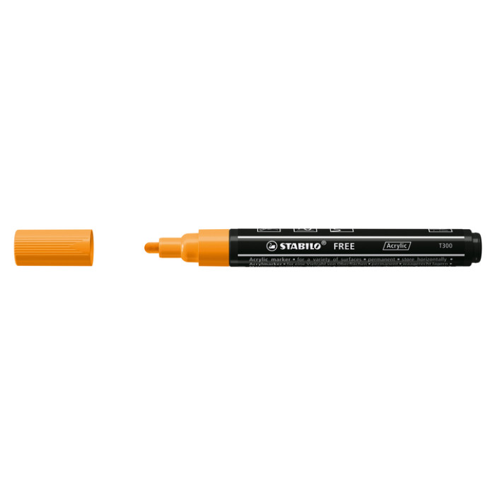 Acrylmarker STABILO  Free Acrylic T300 oranje