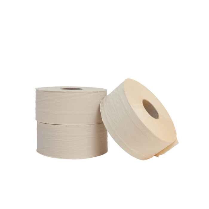 Toiletpapier The Good Roll jumbo klein bamboe 2-laags 18x180m naturel