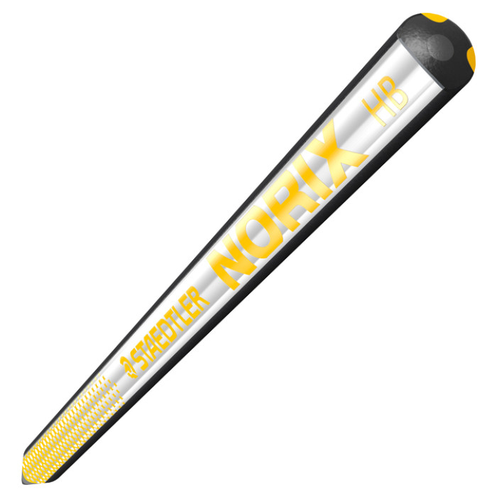 Potlood Staedtler Norix HB blister à 2 stuks zwart-geel