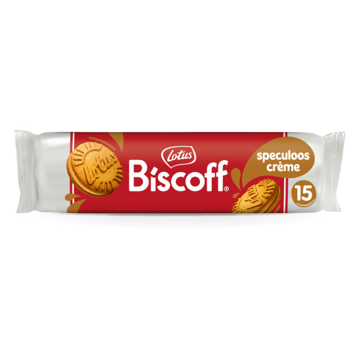 Koekjes Lotus Biscoff sandwich speculooscreme 15 stuks