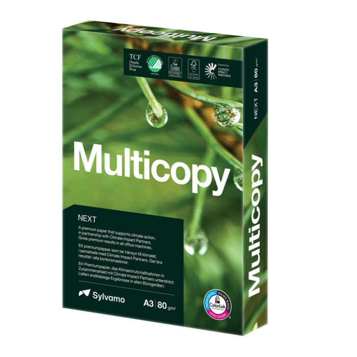 Kopieerpapier Multicopy NEXT A3 80gr wit 500 vel