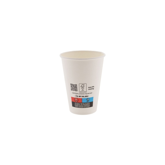Beker 5% IEZZY 180ml karton 100 stuks wit