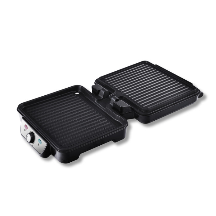 Contactgrill Inventum 1800 Watt zwart/RVS
