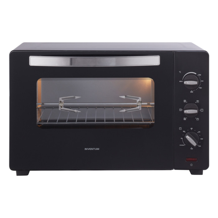 Heteluchtoven Inventum vrijstaand 45 liter zwart
