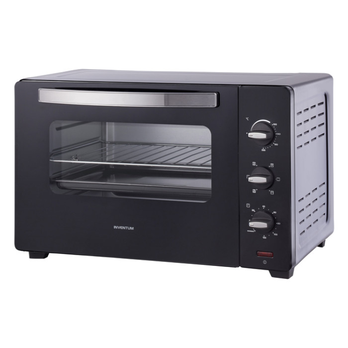 Heteluchtoven Inventum vrijstaand 45 liter zwart