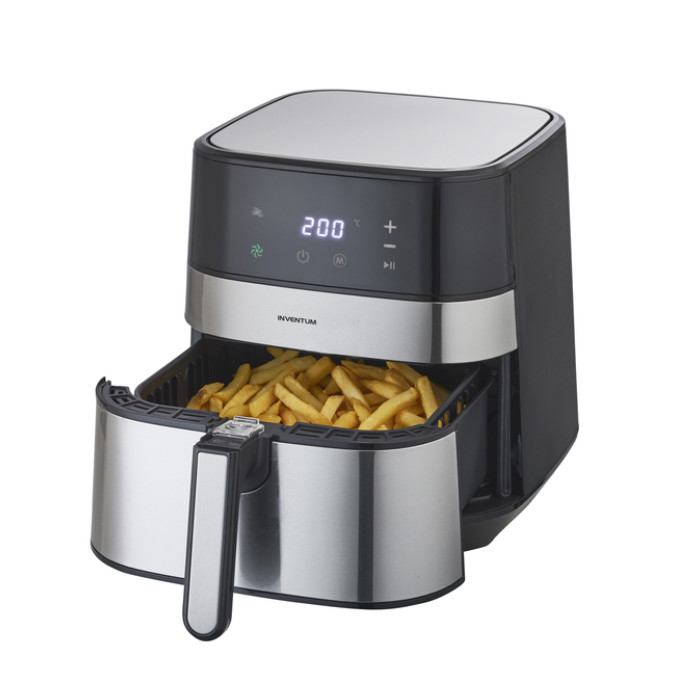 Airfryer Inventum 5 liter zwart/RVS