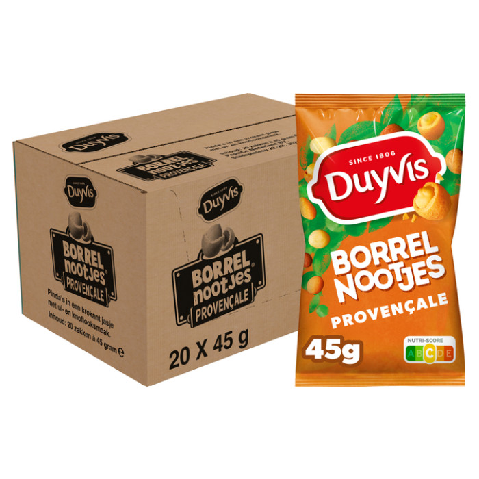 Duyvis Borrelnoot Provencale zakje 45 gram