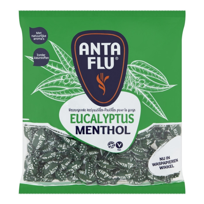 Keelpastilles Anta Flu eucalyptus zak 1 kilogram