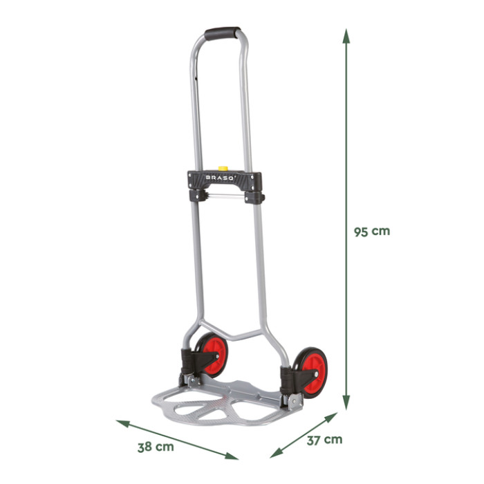 Steekwagen BRASQ Inklapbaar HT60 incl. bagagespin 60Kg