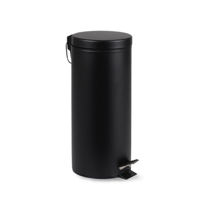 Pedaalemmer BRASQ 30 liter zwart