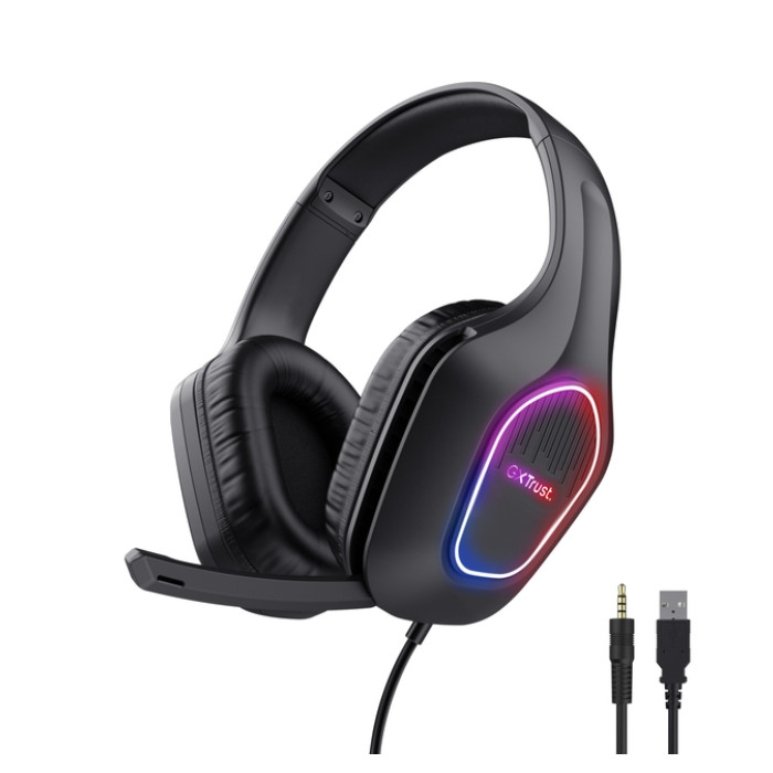 Gaming Headset Trust GXT416 Zirox LED zwart