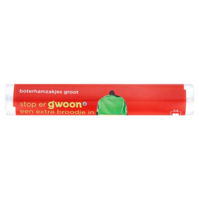 Boterhamzak G'woon 80 stuks
