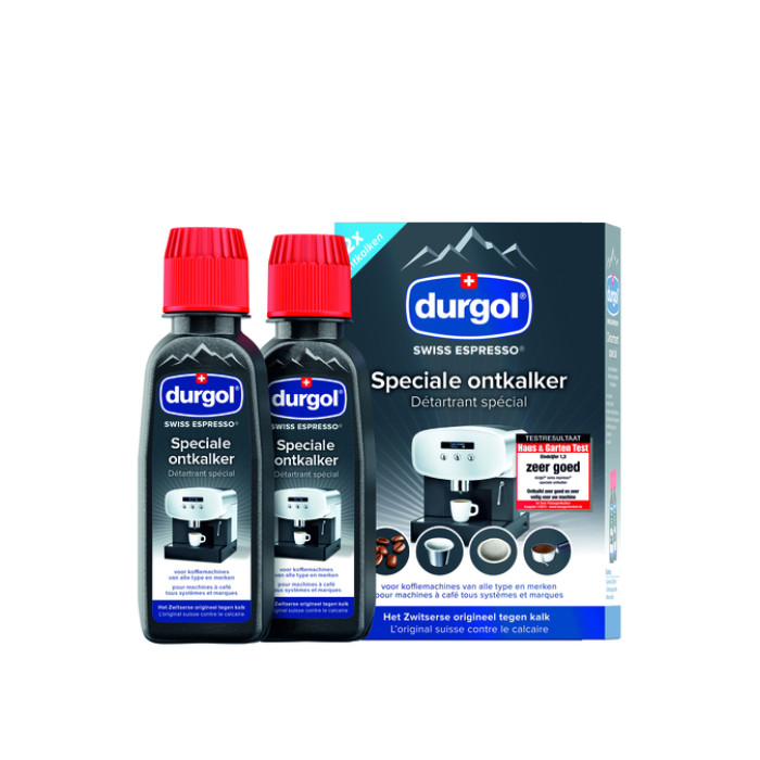 Ontkalker Durgol swiss espresso 2x125 ml