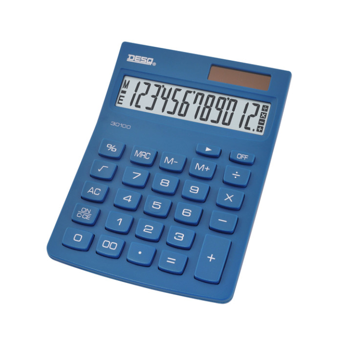 Rekenmachine Desq Compact navy