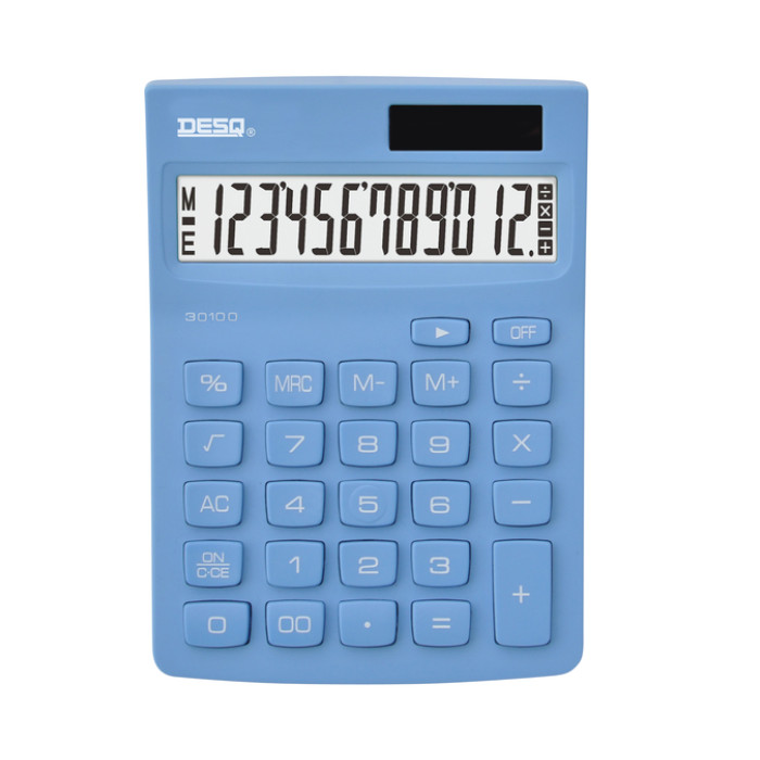 Rekenmachine Desq Compact sky blue
