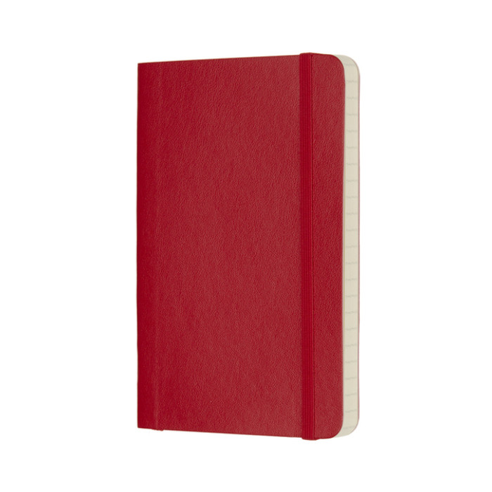 notitieboek A6 Moleskine SC rood