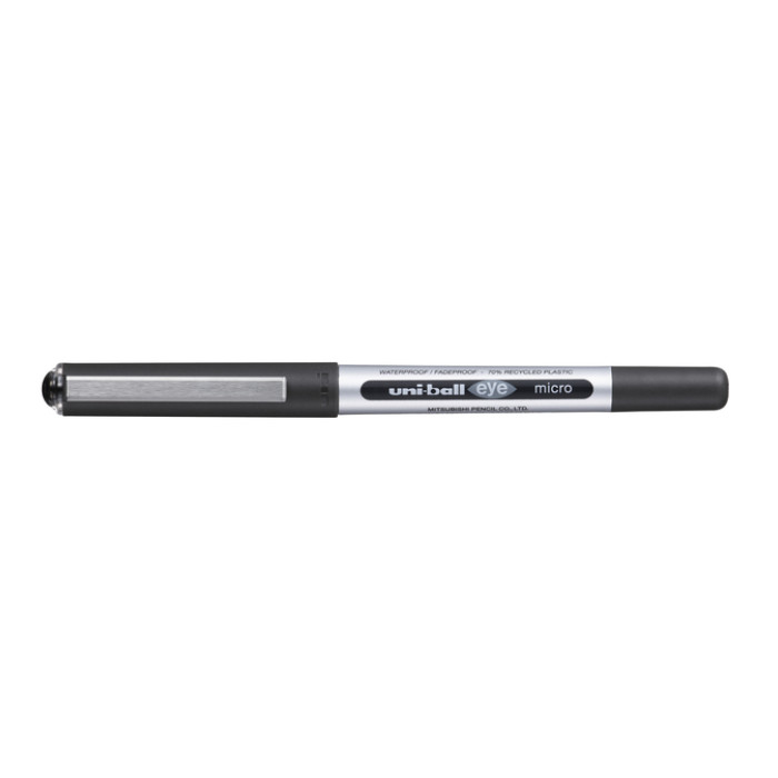 Rollerpen Uni-ball Eye eco 150E fijn zwart