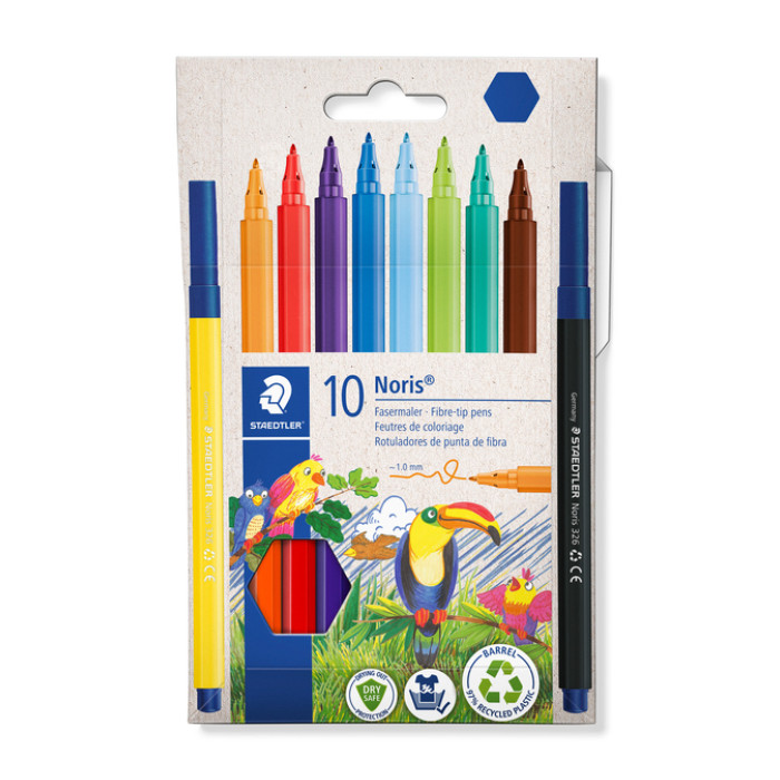 Kleurstift Staedtler Noris 326 kartonnen etui 10 kleuren
