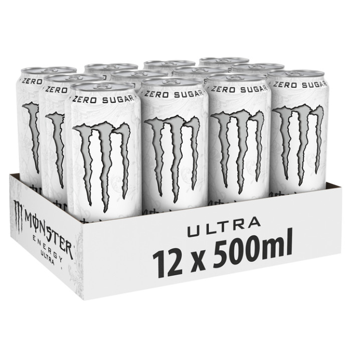 Energiedrank Monster ultra suikervrij blik 500ml