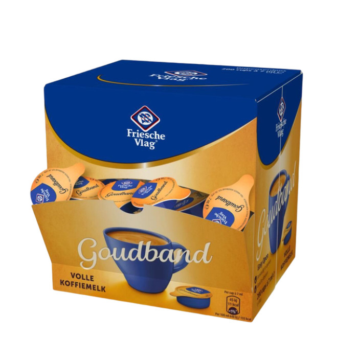 Koffiemelk Friesche Vlag goudband 7 ml 200 cups