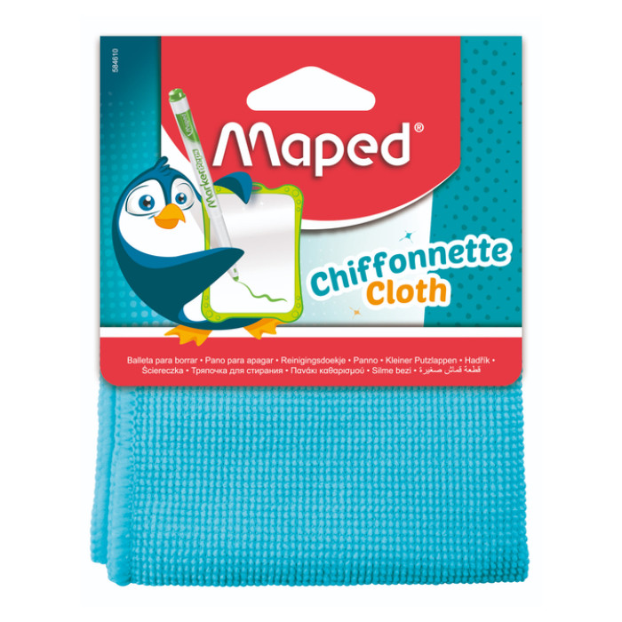 Wisdoek Maped microvezel 20x20cm blauw