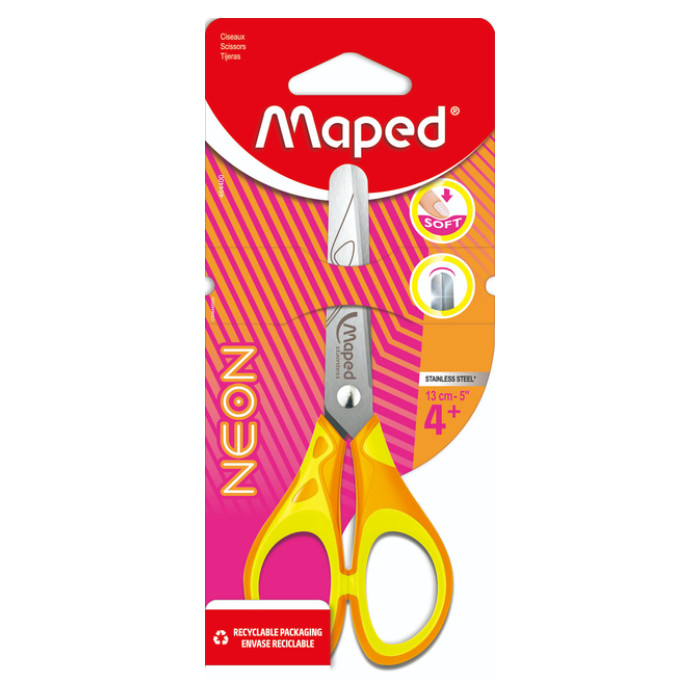 Kinderschaar Maped Neon 13cm assorti