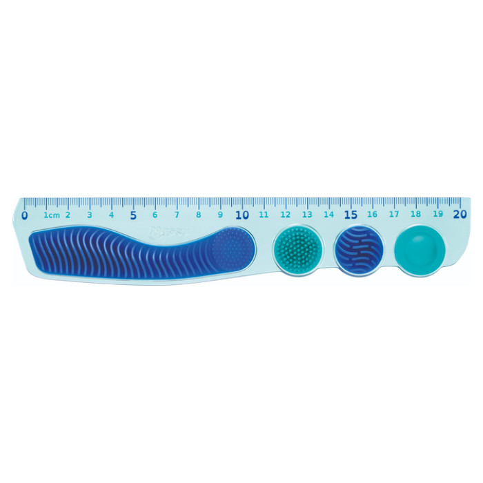Liniaal Maped Kidy Learn Concentration 20 cm blauw