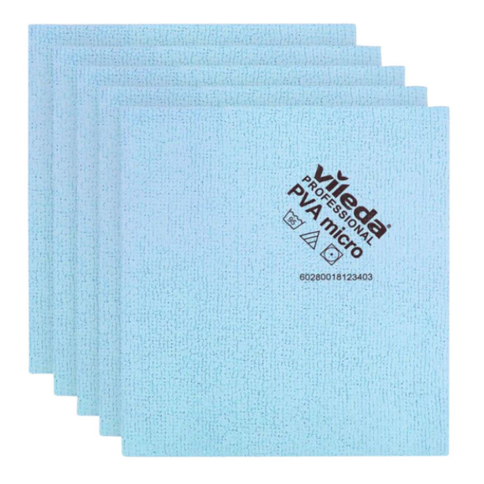Microvezeldoeken Vileda Pro blauw