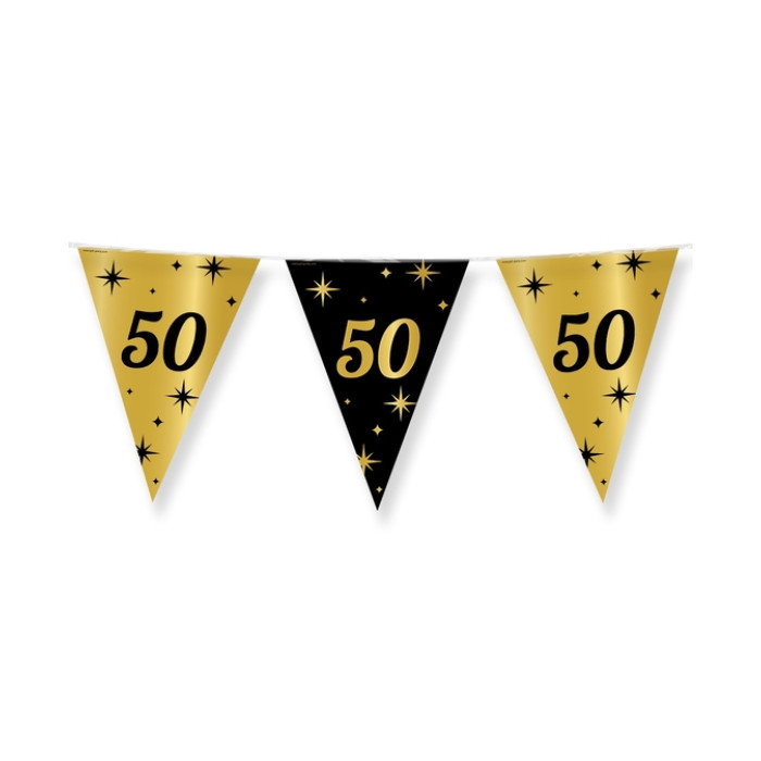 Classy Party flags foil 50